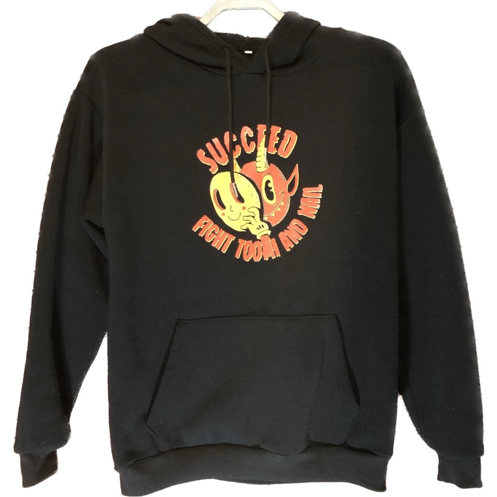 Dark Graphic Casual Hoodie